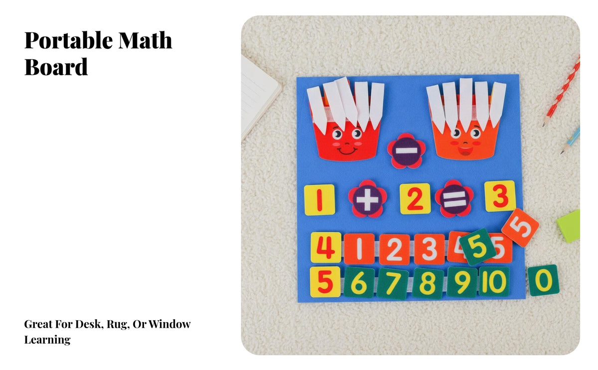 Developmental Math Board with Felt