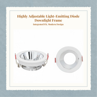 Adjustable GU10 LED Downlight Housing
