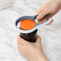 Jar Opener, Arthritis Jar Opener, Easy Grip Jar Opener for Weak Hands, Multi-functional 16.5cm PP Non-Slip Kitchen Gadget