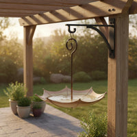 Umbrella Bird Feeder Decorative Garden Decor Weather Resistant for Patio