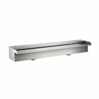Pond Waterfall Outlet Long-Lasting Construction Stainless Steel Waterfall Trough