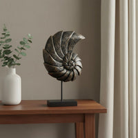 Spiral Marine Ornament Statue Minimalist Look Table Ornament Smooth Surface House Decoration for Entryway