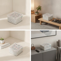 Mahjong Case with Handle Portable Mahjong Tile Storage Box Dustproof for Travel