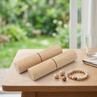 2 Pieces Bracelet Clamping Tool Smooth Wooden Knotting Tool Lightweight