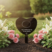 Sympathy Acrylic Memorial Stake Weatherproof Memorial Garden Stake Sturdy Marker Elegant for Grieving Families