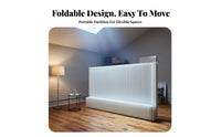 Easy Assembly Accordion Room Divider Space-Saving Accordion Paper Wall Versatile Design Folding Partition Foldable for Away Ice Workers, Business Owners, Away Ices, Living Rooms, Retail Retail Outlet S, Shop Accessible Ings
