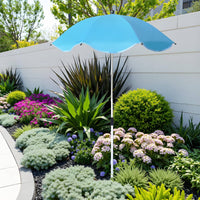 Potted Plant Sunshade Sun Protection Garden Stake Umbrella Aluminum Alloy Pole