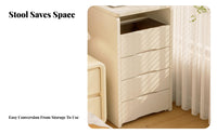 Dressing Table with Lighted Mirror and Stool Modern Design Makeup Desk for Teens