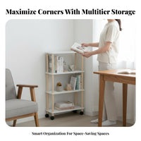 Multi-Tier Corner Stand Space-Saving shelf single-tier Floor-Standing for Study, Bedroom