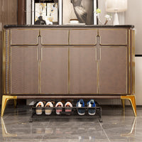 Simple Shoe Rack Under-Bed Storage Organizer with Wheels, Mesh, Carbon Steel