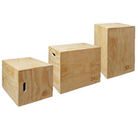 Wooden Plyometric Jump Box for Explosive Power Training and Fitness