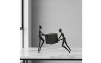 Sculpture with Figures Modern Abstract Sculpture Contemporary Tabletop Statue for Homeowners, Living Room