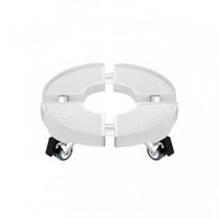 Wheeled Flower Pot Base Non Slip Grid Adjustable Plant Pot Mover Saving Rolling Plant Stand Balcony