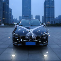 Wedding Car Decoration Set Easy Installation Wedding Car Decoration Kit Vehicle Accessory Paint-Safe No Tools Required