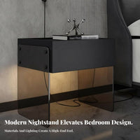 Floating Nightstand Modern design Wall-Mounted Drawer Easy to Clean for Entrypath