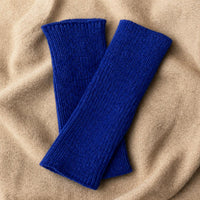 Korean Ins Style Winter Knitted Fingerless Gloves for Women, Thickened Warm Touchscreen Half-Finger Gloves