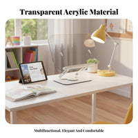Adjustable Transparent Bookrest Hands-Unrestricted Adjustable Document Riser