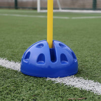 Soccer Flag Stand Portable Water-Fillable Training Base Leak-Resistant Athletic Gear for Coaches, Kids