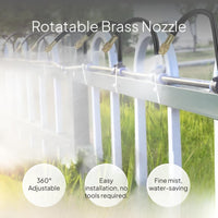 Adjustable Spraying Sprinkler Cooling Irrigation System