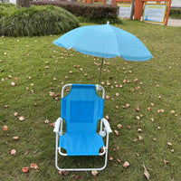 Portable Kids Beach Chair with Umbrella, Korean Style, Multi-functional