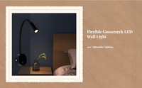 Adjustable Gooseneck Wall Sconce