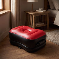 Portable Inflatable Cushion with Pump Compact Inflatable Rectangular Seat Foldable Furniture Water-Repellent for Travel