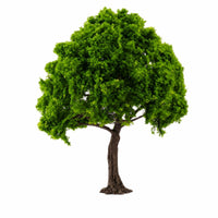 Realistic Artificial Banyan Tree Handmade Scenery Tree with Adjustable Branches Mini Model Natural Green for Hobbyists, Miniature Gardens