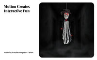 Spooky craniumFaced Specter Decoration Draping Lightilluminated   Specter for Hallway