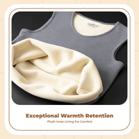 Warm Sleeveless Vest Men's Fleece Winter