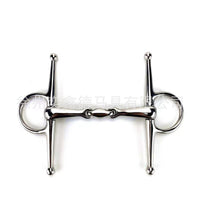 H-Ring Two-Piece Horse Bit Stainless Steel Equestrian Snaffle