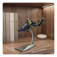 EC665 Armed Rotorcraft Helicopter Model High-Detail Simulation 1:72 Scale Helicopter Model Rotatable Propellers and Wheels for Aviation Enthusiasts