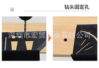ABS Woodworking Square 45/90 Degree Angle Ruler with Marking Gauge