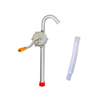 Sturdy Hand-Crank Oil Pump Threaded Joints Manual Oil Pump Curved Outlet Tube