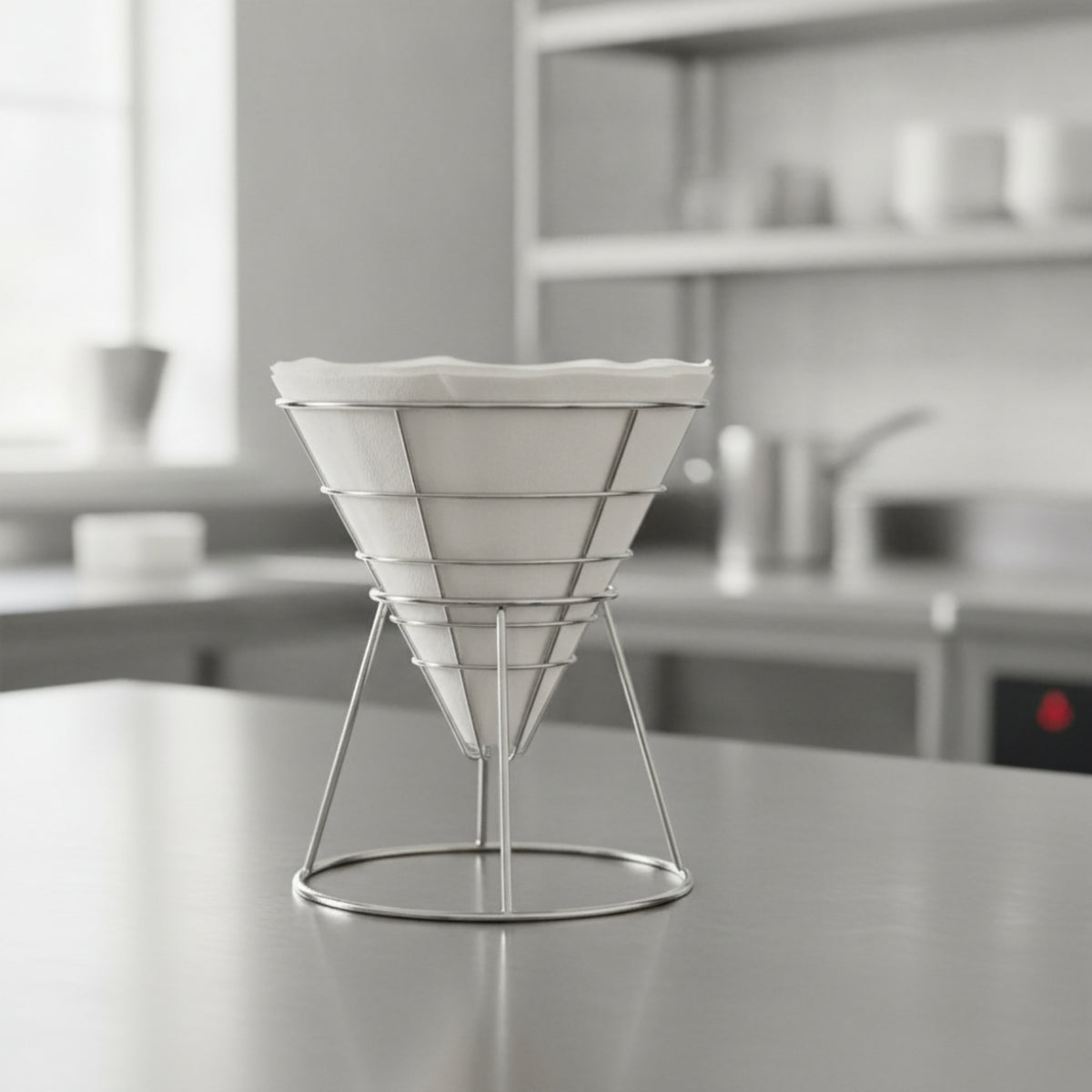 25 Pieces Cone Strainer Paper Conical Straining Paper Strainer 10-Inch for Restaurant, Kitchen