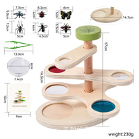Wooden Adjustable Observation Mirror Toy for Kids