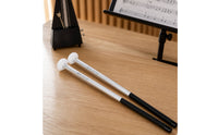 Non-Slip Marching Drum Mallets Comfortable Grip Drum Mallets with Aluminum Handles Long-Lasting Percussion Sticks High-Strength for Drummers, Students, Drumline, Practice
