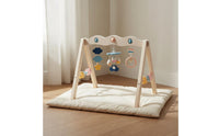 Wooden Baby Play Gym Infant Activity Gym Beech Wood Hanging Play Arch for Infants, Infants