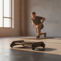 Abdominal Roller Machine with Resistance Band Heavy Duty Fitness Wheel Machine Compact Core Workout Wheel for Athletes