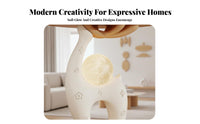 Woodland Creature Accent Lamp Woodland Theme Design Sculptural Deer Nightstand