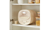 Self-Flowing Rice Storage Container Opening Rice Dispenser Countertop Pantry Organizer Transparent for Organizers