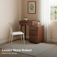 Vanity with Integrated Chest Light Luxury aesthetic Vanity Desk with Drawers Space-Saving Multifunctional Design for Women, Home