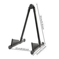 Metal Triangular-Frame Guitar Stand Portable Folding Guitar Stand Long-Lasting Universal for Guitarists, Students, Stage