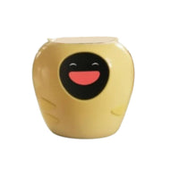 Robot Planter Cartoon Face Table Decor Unique Shape