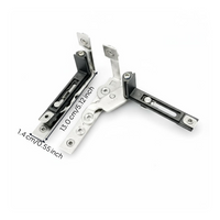 Hidden casement opening hinge, stainless steel discreet door hardware, 180-degree rotating hinge accessory