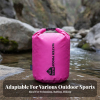 Waterproof Dry Bag Floats on Water Outdoor Adventure Bag Roll-Watertight Seal Waterproof Backpack Sack for Kayakers, Tourists, Rafting, Kayaking
