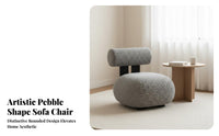 Hippo-Inspired Chair French Design Indoor Furniture Comfortable Designer Piece for Adults, Readers, Bedroom, Study