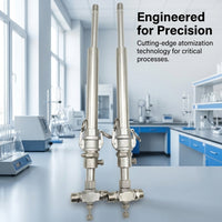 Stainless Steel Mist Nozzle, 1/4 BSPT Pneumatic Spray Tip, Desulfurization Denitrification, 0.5mm Or - Image 4