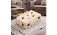 Interactive Wooden Cat Puzzle Toy Cat Puzzle Box Indoor for Kittens, Living Room