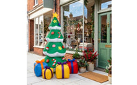 Inflatable Christmas Tree Festive Christmas Tree with Gift Boxes Inflatable Present Box Bright Holiday Display Lightweight