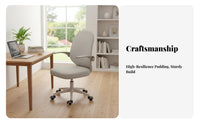 Highspine Reclining Chair with Footrest Height Adjustable rotate Seat for Study